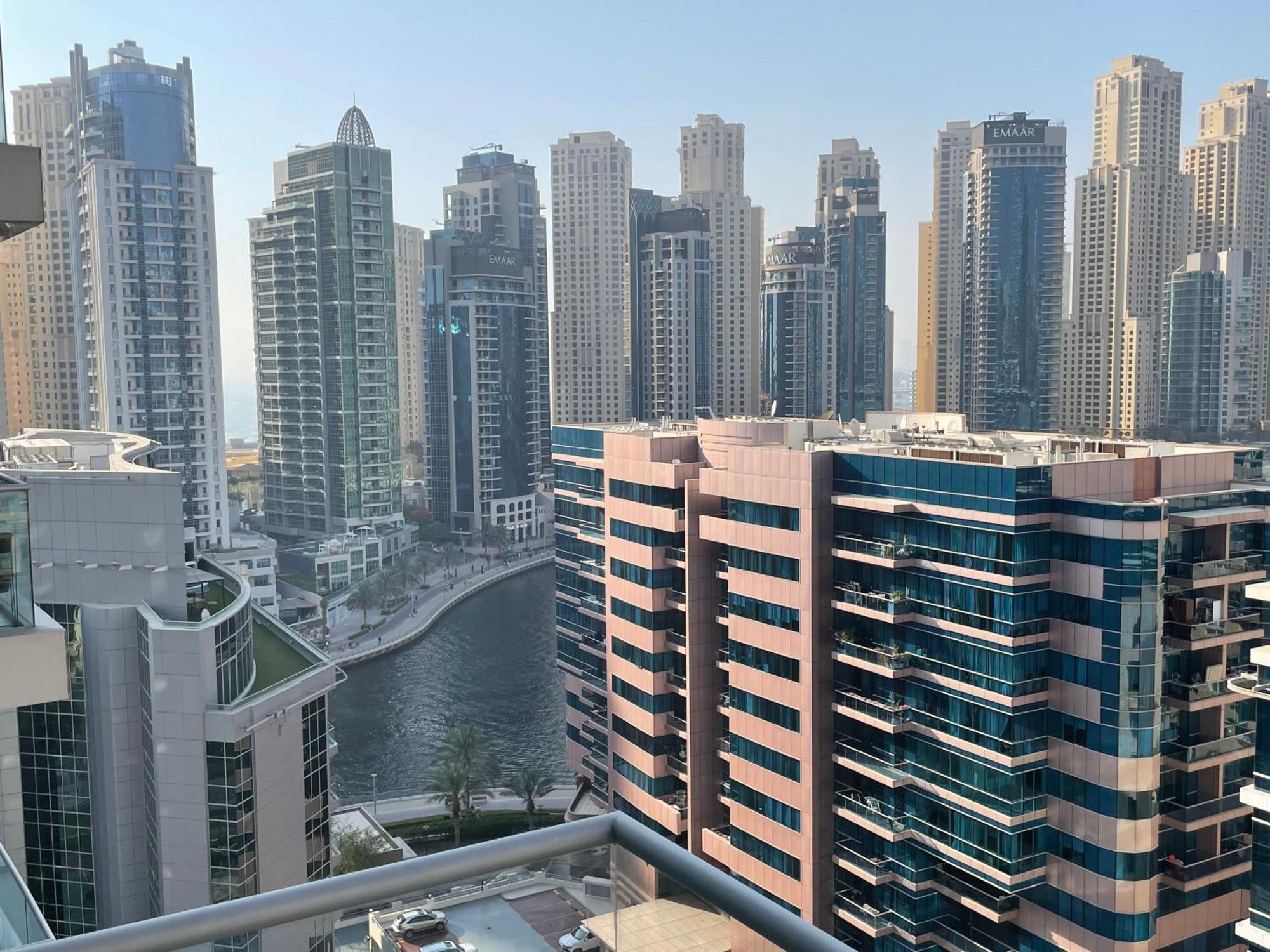 Marina View With Pool, Gym, Tennis Court, 5 Mins To Beach Dubai Exterior photo